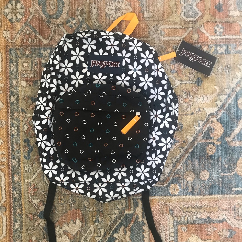 Jansport Backpack with Floral Geo Print